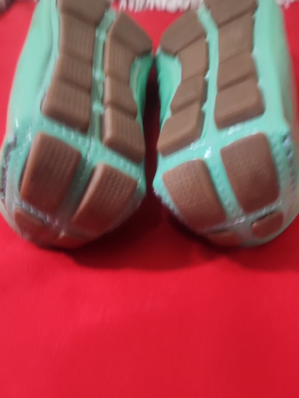 Cole Haan Women's Mint Green Leather Loafers - Picture 10 of 13